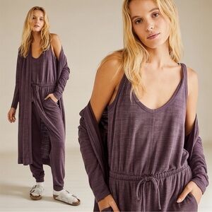 Free People Bi-Coastal Set - Purple - L